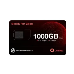 OneWeb Mobility 100/20 Mbps - 1000GB - Global - 12 months