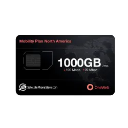 OneWeb Mobility 100/20 Mbps - 1000GB - North America - 12 months