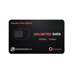 OneWeb Mobility Enterprise Unlimited 50/10 Mbps (5/1 QoS) - Global - 12 months