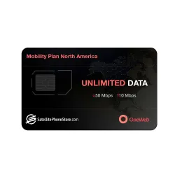 OneWeb Mobility Enterprise Unlimited 50/10 Mbps (5/1 QoS) - North America - 12 months