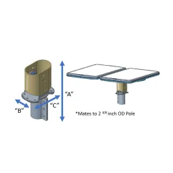 HL1120W Penetrating Mount