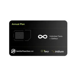 ACR Bivy Stick Annual Unlimited Text Plan + Galileyo Service
