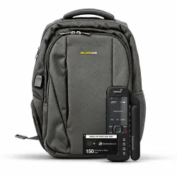 Inmarsat IsatPhone 2 + EscapeZone Gray Shield Backpack