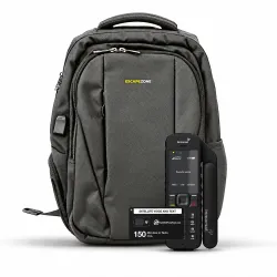 Inmarsat IsatPhone 2 + EscapeZone Gray Shield Backpack