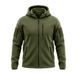 EscapeZone Men Tactical Hoodie Military Green - Small