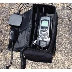 Iridium ASE 9575 PTT bag dock kit front view